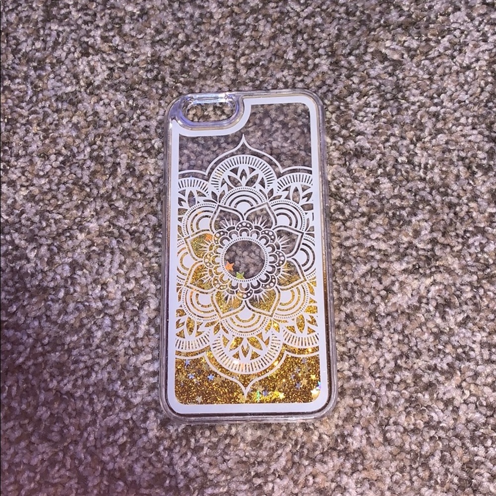 gold moveable case fits 6-6s